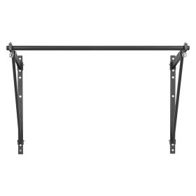 Pull Up Bar, 50 in Width Wall Mounted Pull Ups, Adjustable Depth 22" or 30" from Wall, Heavy Duty Steel Upper Body Workout Bars