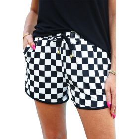 Straight Shorts Women's Simple Drawstring (Option: LC731625P220-S)